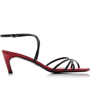 Proenza Schouler Uma Leather Sandals - Red