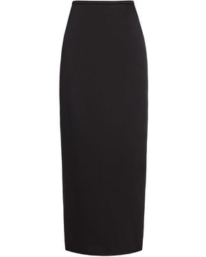Rohe Satin Column Skirt - Black