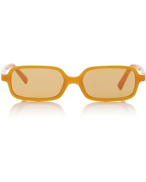 Miu Miu Square-frame Acetate Sunglasses - Orange