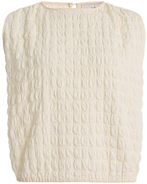 Proenza Schouler Bradley Textured Top - White