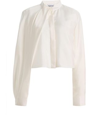 Partow King Silk Blouse - White