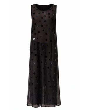 Chan Luu Chloe Sequin Tunic Earth - Black