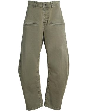 All Three Kenny Cotton Barrel-Leg Trousers - Green