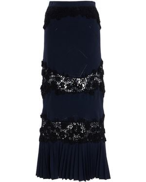 Ulla Johnson Madeline Knit Maxi Skirt - Blue