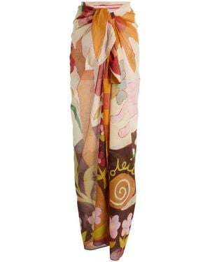 Soleil Soleil Square Cotton Pareo - Multicolour