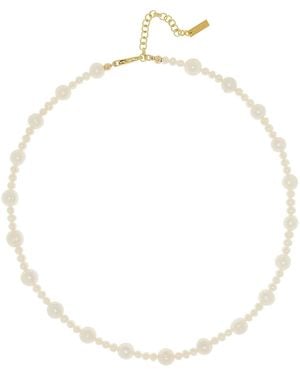 Eliou Irenko Pearl Necklace - White