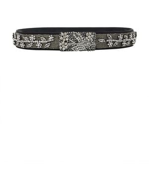 Miu Miu Crystal Belt - Black