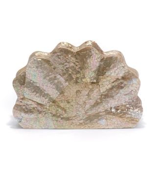 Emm Kuo Lou Lou Mother-Of-Pearl Clutch - Natural