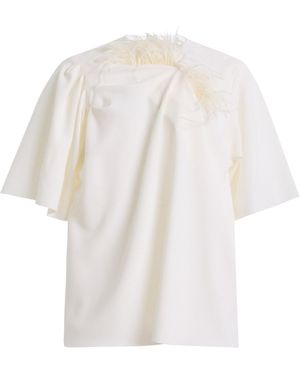Zankov Anya Crepe Top - White