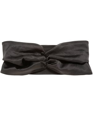 Jennifer Behr Norma Silk Headwrap - Black