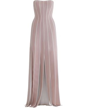 Maticevski Sonorous Strapless Crepe Gown - Pink