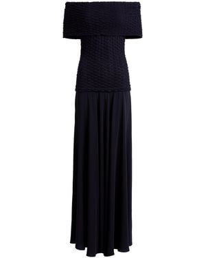 Silvia Tcherassi Taylor Knit Maxi Dress - Black