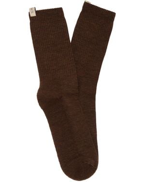Comme Si The Merino Tube Sock - Brown
