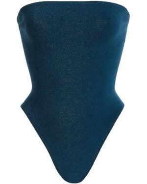 Bondeye Fane Shimmer One-Piece Swimsuit - Blue