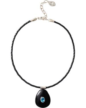 Chan Luu Pebble Topaz Necklace - Black