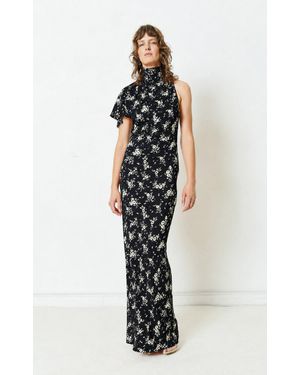 Franchise Karlie Floral Maxi Dress - Blue
