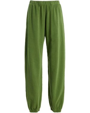 ÉTERNE Cotton Boyfriend Pocket Sweatpants - Green