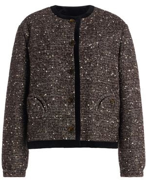 Blazé Milano Galiote Gliss Bouclé Bolero - Brown