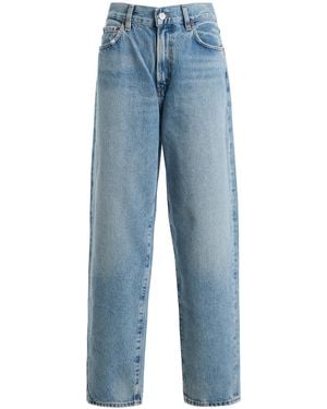 Citizens of Humanity The Taper Rigid Mid-Rise Wide-Leg Jeans - Blue