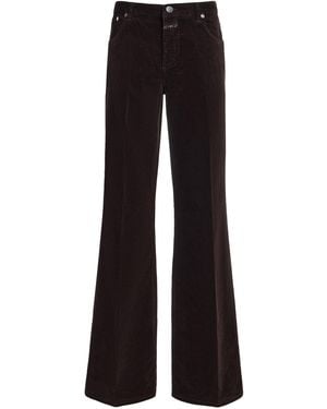 Closed Gillan Stretch-corduroy Low-rise Flared Jeans - Black