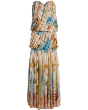Ulla Johnson Reverie Strapless Silk Gown - Multicolor