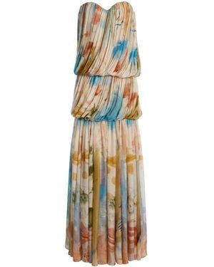 Ulla Johnson Reverie Strapless Silk Gown - Multicolor