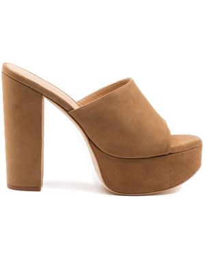 Andrea Gomez Fabiola Platform Sandals - Brown