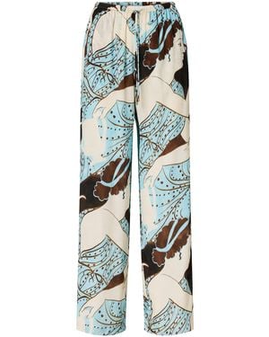 ROAME. Miles Straight Leg Trousers - Multicolour