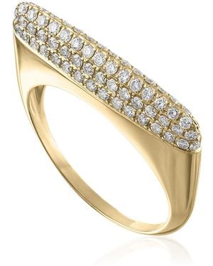 Eden Presley Eden Stack 14K Diamond Ring - Metallic