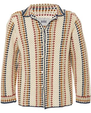 Bode Crochet Over-shirt - Multicolour