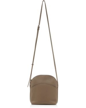 The Row Annie N/S Leather Crossbody Bag - Natural