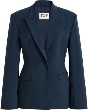 Twp Jasper Wool Blazer - Blue