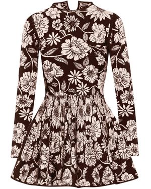 Pepa Pombo Sena Floral Top - Brown