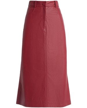 Silvia Tcherassi Layan Midi Skirt - Red