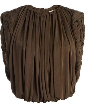 Heirlome Exclusive Effie Silk Top - Brown