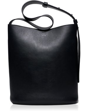 LIE STUDIO The Norma Leather Tote - Black