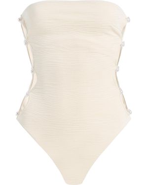 La Porte Stephanie One-Piece Swimsuit - White
