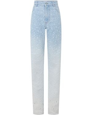 Rabanne Ombre Straight-leg Jeans - Blue