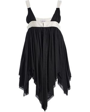 Mel Usine Chinon Gathered Top - Black