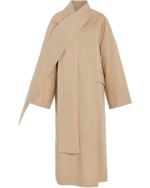By Malene Birger Campagna Cotton Trench Coat - Natural