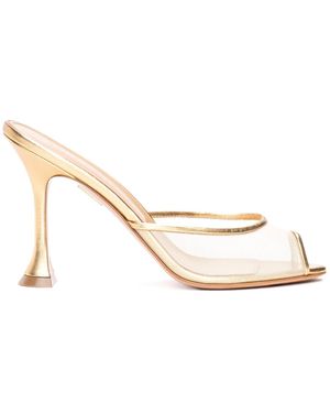 Britt Netta Giada Mesh Mules - Metallic