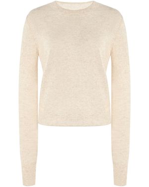 ÉTERNE Francis Cashmere Jumper - White
