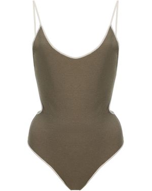 Paris Georgia Basics Nya Knit Bodysuit - Brown