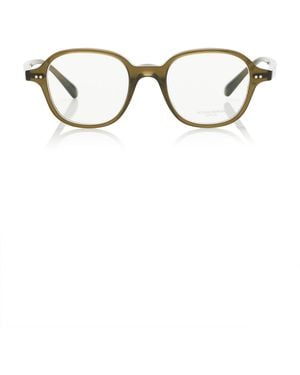 Oliver Peoples Marnett Square-frame Acetate Glasses - Brown