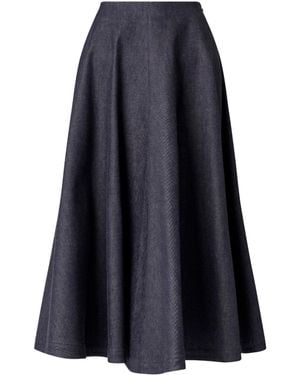 Altuzarra Varda Denim Midi Skirt - Blue