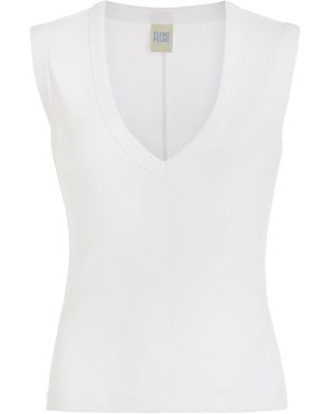 Flore Flore Dewi Cotton Tank Top - White