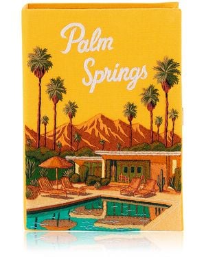Olympia Le-Tan Palm Springs Clutch - Yellow