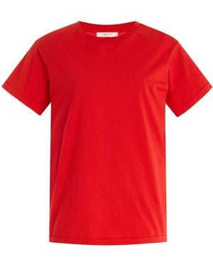 The Row Florie Cotton T-Shirt - Red