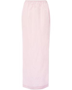 DES_PHEMMES Parachute Maxi Skirt - Pink
