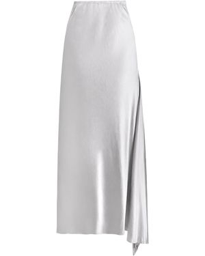 All Three Alex Silk Maxi Skirt - White